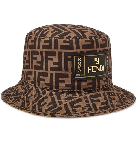 fendi hat brown|Fendi jumpsuit for men.